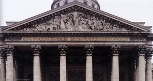Pediment Relief Of The Pantheon — David D'angers