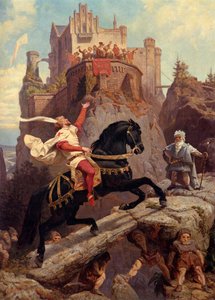 The Knight Of Sayn And The Gnomes — Emanuel Gottlieb Leutze
