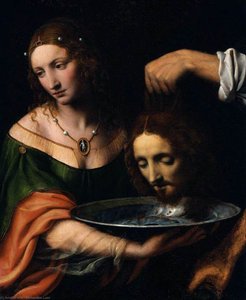 Salome With The Head Of St John The Baptist — Bernardino Luini