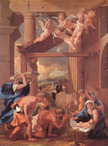 A Pásztorok Imádata — Poussin
