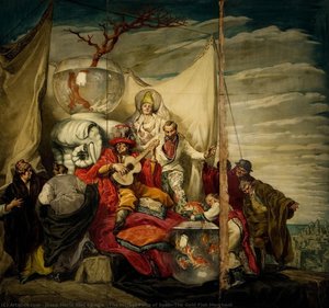 The Market Fairs Of Spain-the Gold Fish Merchant — Josep Maria Sert