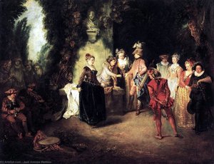 Das Französische Komödie — Jean-antoine Watteau