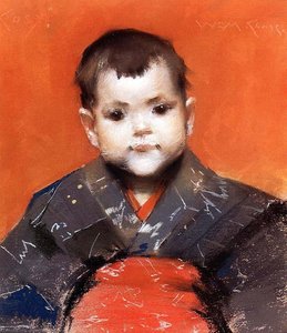 Il Mio Bambino (conosciuto Anche Come Cosy) — William Merritt Chase