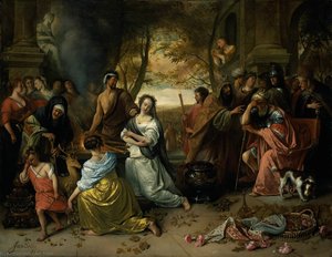 Sacrifice Of Iphigenia — Jan Havickszoon Steen