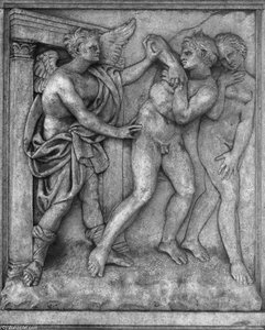 Expulsion Of Adam And Eve From The Paradise — Jacopo Della Quercia