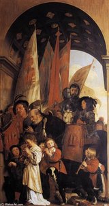 Triumphal Procession With Musicians — Salomon De Bray