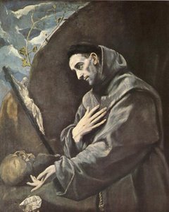 Saint François en méditation