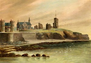 Castle House, St Michael's Church And Aberystwyth Castle — Alfred Worthington