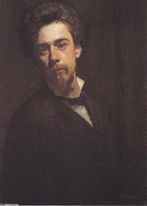 Autoritratto Con Cavalletto — Ferdinand Hodler