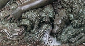 Nymph Of Fontainebleau (detail) — Benvenuto Cellini
