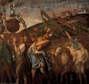 Triumfy Caesara 1 — Andrea Mantegna