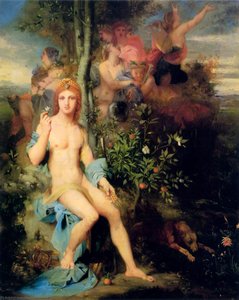 Apollo E Le Nove Muse — Gustave Moreau