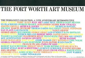 Fort Worth Art Museum The Permanent Collection: A 75th Anniversary Retropective — Massimo Vignelli, Vignelli Associates