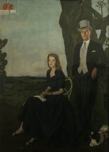 Francis Edward Lascelles Hadwin (b.1926), Demy (1947–1950), And Lady Julia Lascelles Hadwin, Née Bluet Mackenzie (b.1934) — Alfred Reginald Thomson