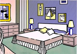 Interior With Water Lilies — Roy Lichtenstein