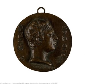 Jean-antoine-dominique Ingres (1780-1867) — Pierre-jean David D’angers