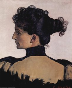 Portrait Of Berthe Jacques, Wife Of The Artist — Ferdinand Hodler