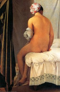 The Bather — Žanas Ogiustas Dominikas Engras