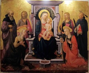 Madonna Col Bambino E Santi — Domenico Di Michelino