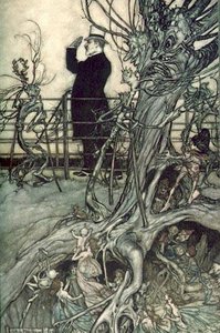 Trees And Fairies — Arthur Rackham
