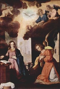Kloster Der Nuestra Señora De La Defensión In Jerez De La Frontera, Die Verkündigung — Francisco De Zurbarán