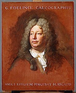 Gerard Edelinck — Hyacinthe Rigaud