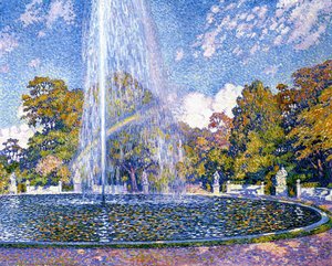 Fountain At Sans-souci, Potsdam — Téo Van Riselbergas