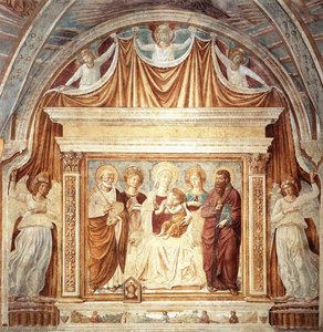 Sagrario De La Madonna Delle Tosse: Maria Lactans — Benozzo Gozzoli