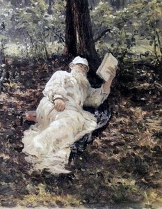 Leo Tolstoi Im Wald — Ilja Jewgenjewitsch Repin