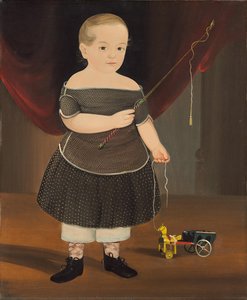 Boy With Toy Horse And Wagon — William Matthew Prior