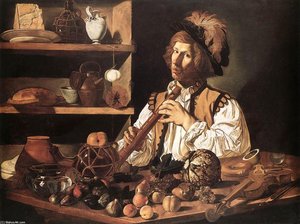 The Flute Player — Cecco Del Caravaggio (francesco Buoneri)