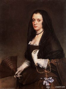 La Signora Con Il Ventaglio — Diego Rodríguez De Silva Y Velázquez