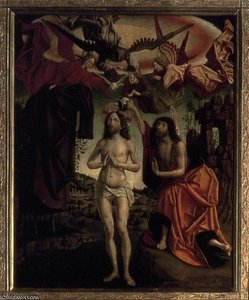 Baptism Of Christ — Michael Pacher