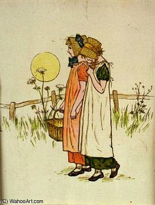 Tired, From 'a Day In A Child's Life' — Kate Greenaway