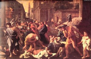 Die Pest Von Ashdod — Nikolaus Poussin