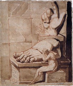 Kunstnerens Fortvivlelse Foran Antikkens Storhed — Henry Fuseli