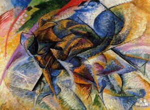 Dynamismus Des Biker — Umberto Boccioni