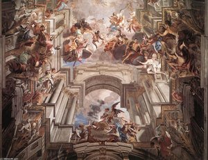 Allegory Of The Jesuits' Missionary Work (detail) — 안드레아 포초