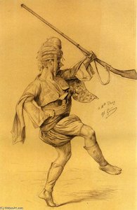 Dancing Bashi-bazouk — Jean-léon Gérôme