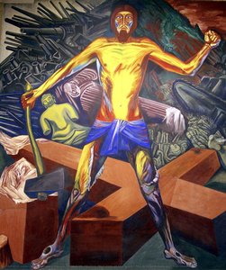 Panel 19. Modern Migration Of The Spirit - The Epic Of American Civilization — José Clemente Orozco