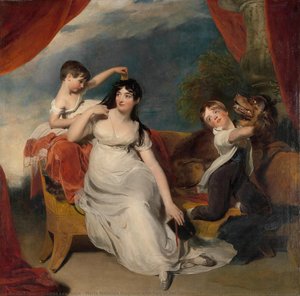 Maria Mathilda Bingham Avec Deux De Ses Enfants, Thomas Lawrence, Vers 1810 - Vers 1818 — Thomas Lawrence