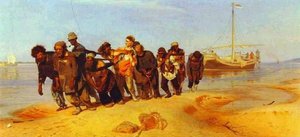 Haulers On The Volga. — Ilya Yefimovich Repin