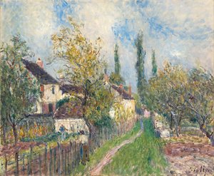 Pfad Bei Sablon — Alfred Sisley
