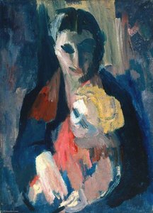 The Artist's Wife And Baby — David Bomberg