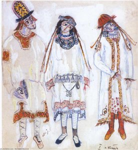 Drie Personen — Nikolaas Roerich