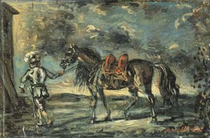 Cavallo Con Palafreniere — Giorgio De Chirico