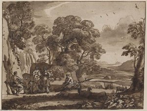 Il Giudizio Di Paride — Claude Lorrain (claude Gellée)