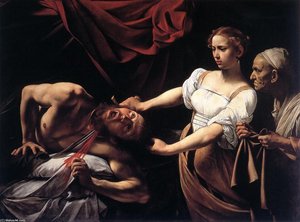Judith Mit Dem Sack Von Holofernes — Karavaggio