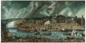 View Of The City Of Seville — Alonso Sánchez Coello