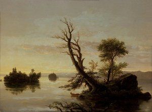Scena Di Un Lago Americano — Thomas Cole